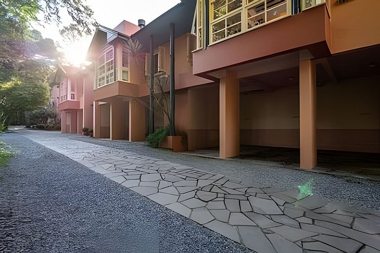 Apto Familiar|7 hospedes|2Q|Condominio|Lareira