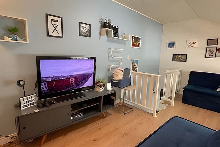 Apto Familiar|7 hospedes|2Q|Condominio|Lareira