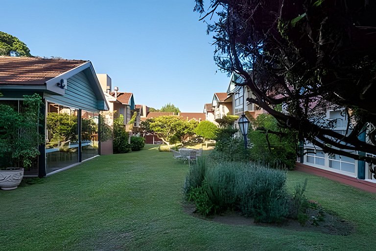 Apto Familiar|7 hospedes|2Q|Condominio|Lareira