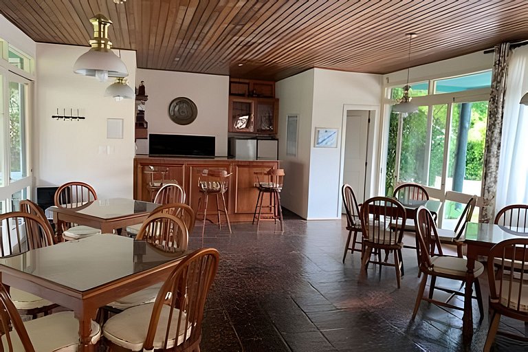 Apto Familiar|7 hospedes|2Q|Condominio|Lareira