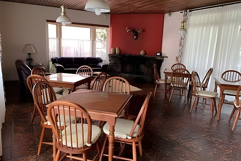 Apto Familiar|7 hospedes|2Q|Condominio|Lareira