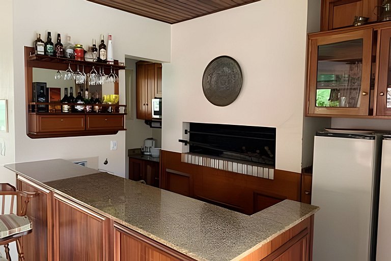 Apto Familiar|7 hospedes|2Q|Condominio|Lareira