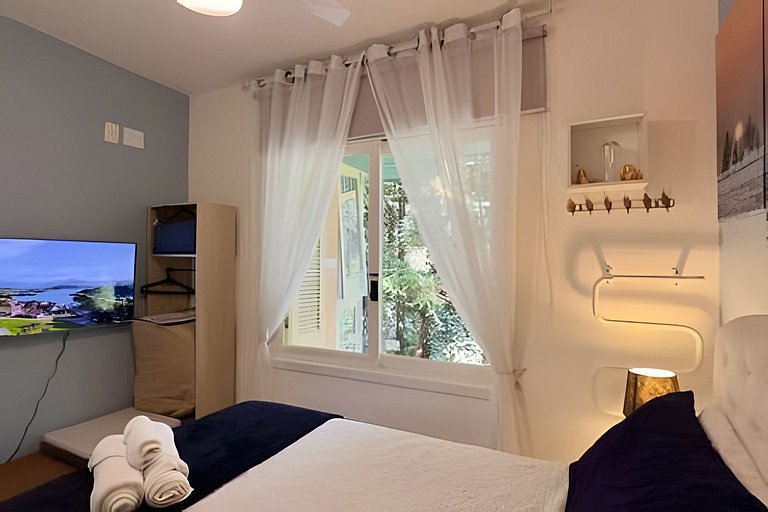 Apto Familiar|7 hospedes|2Q|Condominio|Lareira