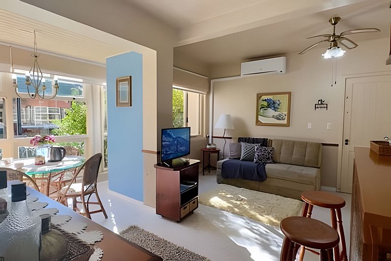 Apart 500 m Lago Negro |Vista Jardim | Lareira
