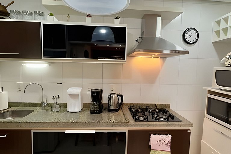 Ap. Centro|Prox. Rua Torta|Churrasqueira|5 pessoas