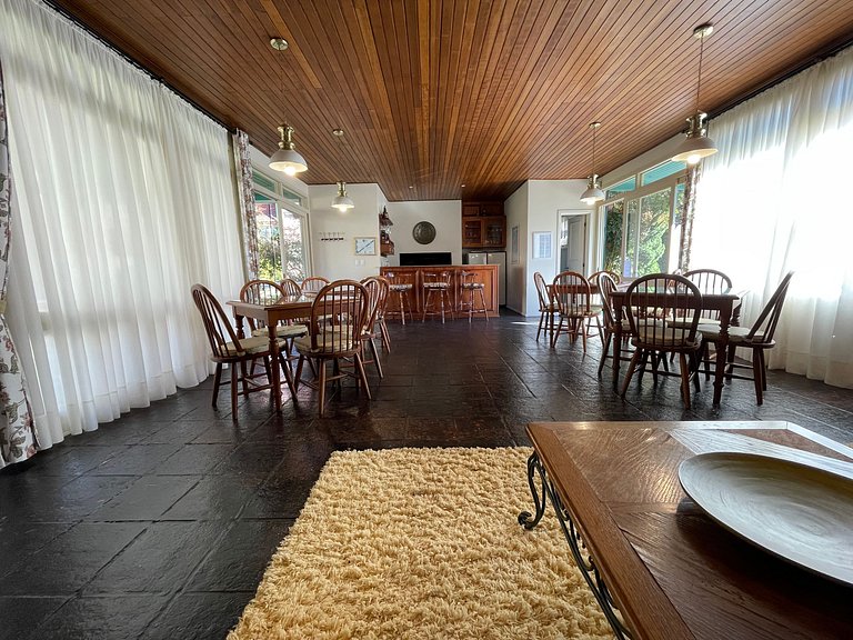 Apto Familiar|7 hospedes|2Q|Condominio|Lareira