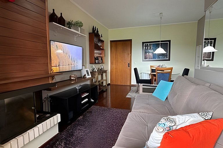 Vista Única Gramado|Próx. Centro|Lareira|5 Pessoas