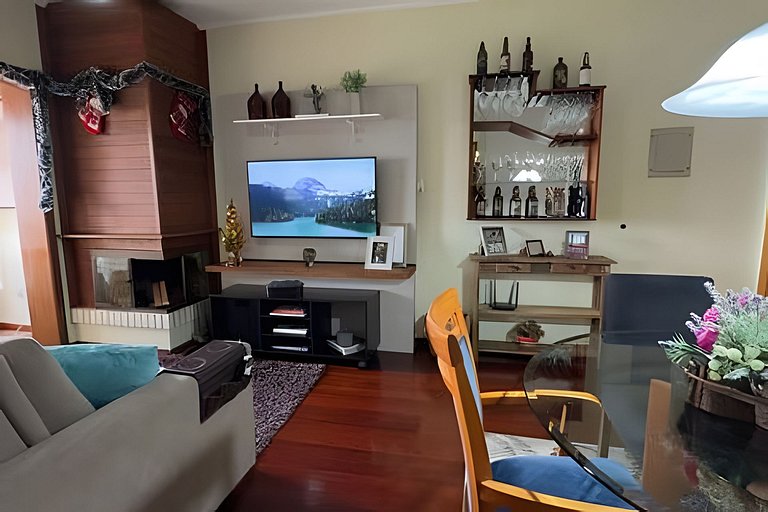 Vista Única Gramado|Próx. Centro|Lareira|5 Pessoas