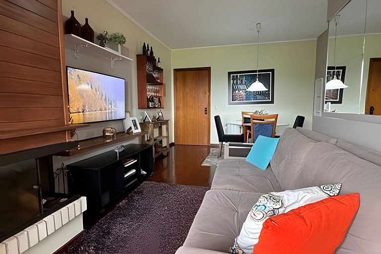 Vista Única Gramado|Próx. Centro|Lareira|5 Pessoas